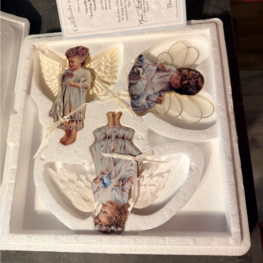 The Bradford exchange Editions heaven's little angels Ornament Set